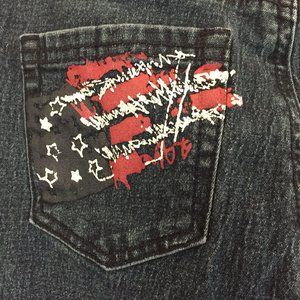 Diane Gilman Lyric Dk Blue Skinny Jean Sz 4